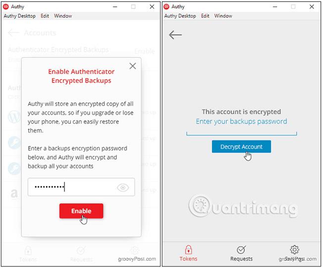 So verwalten Sie Konten mit Zwei-Faktor-Authentifizierung (2FA) mit Authy