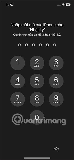 iPhoneの日記をパスワード、FaceIDでロックする手順