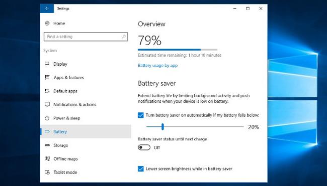 Sai come aumentare la durata della batteria del laptop in Windows 10?