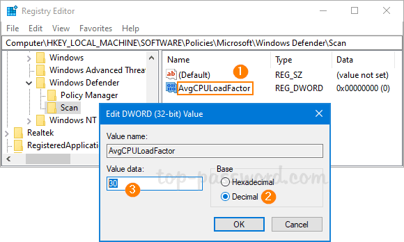 3 façons de limiter l'utilisation du processeur de Windows Defender dans Windows 10