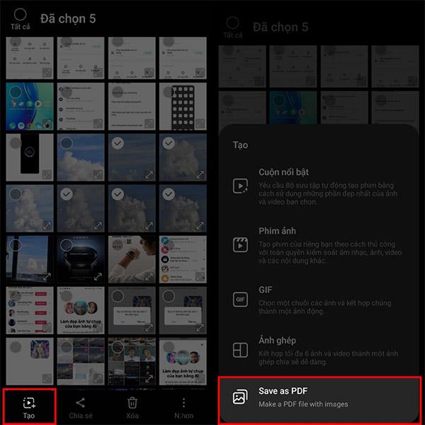 Comment convertir des photos en PDF sur les téléphones Samsung