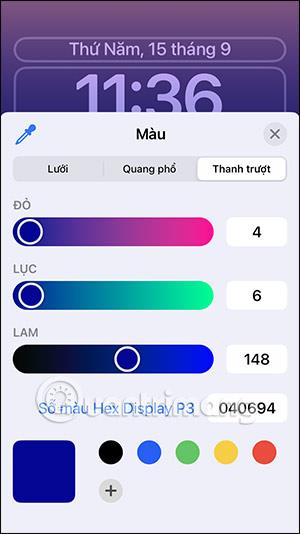 Comment définir l'écran de verrouillage couleur sur iPhone