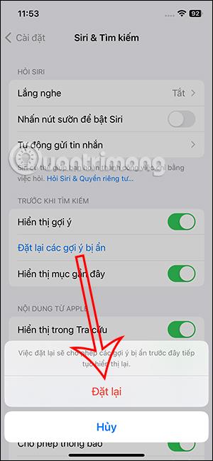 如何重置 iPhone 上隱藏的 Siri 建議