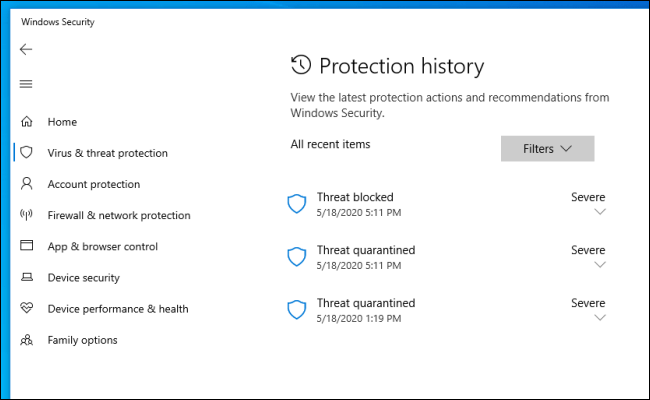 Come vedere quale malware ha trovato Windows Defender sul tuo PC