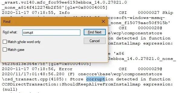 Utilizza il comando scannow SFC per correggere gli errori dei file di sistema di Windows 10