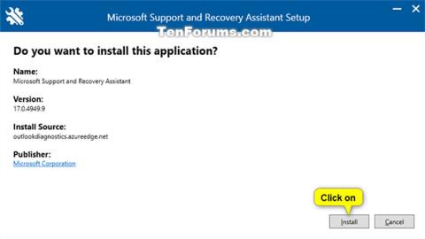 Windows で Microsoft Support and Recovery Assistant (SaRA) を使用する方法