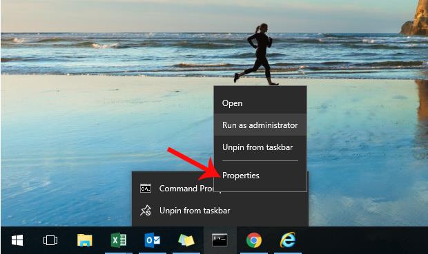 Comment ouvrir des applications épinglées sur la barre des tâches en tant qu'administrateur sous Windows 10