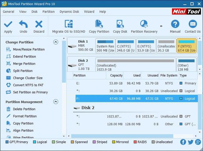 Comment déplacer ou redimensionner la partition du disque dur Windows