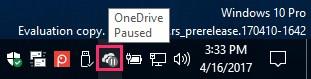 Come mettere in pausa e riprendere la sincronizzazione di OneDrive su Windows 10