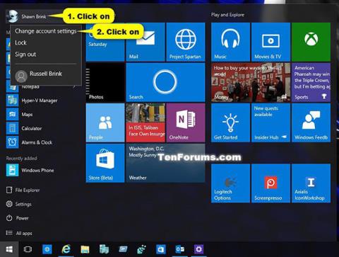 Comment changer davatar sur Windows 10