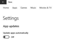 Инструкция по отключению функции автоматического обновления приложений в Windows 10