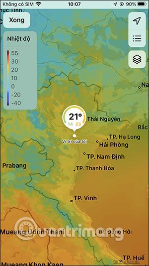 如何直接在 iPhone 上檢查降雨量