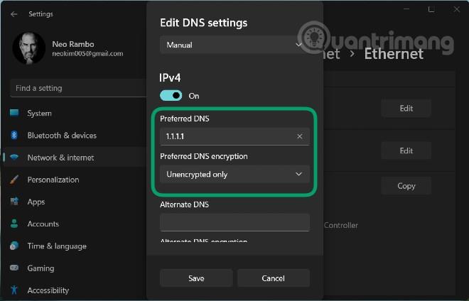 Comment activer DNS sur HTTPS pour toutes les applications dans Windows 11