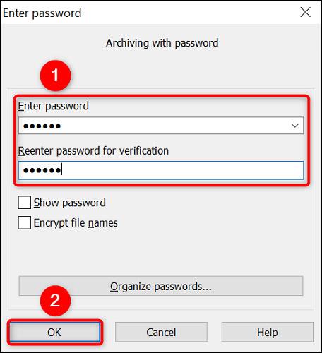 So schützen Sie ZIP-Dateien unter Windows mit einem Passwort