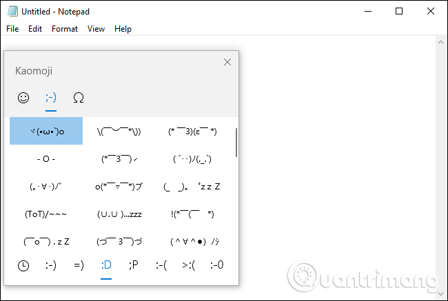 Comment utiliser les émoticônes Kaomoji sur Windows 10