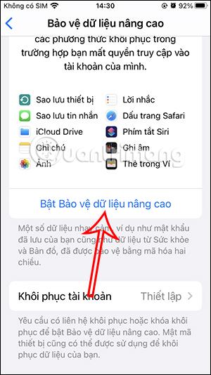 如何開啟 iCloud 進階資料保護