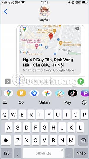 Comment envoyer la position Google Maps en temps réel sur iPhone