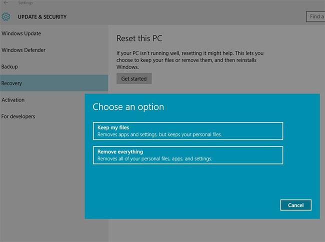 Comment installer Windows 10 à partir de la partition du disque dur interne