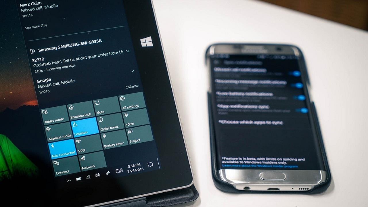 Utilisez Cortana pour synchroniser les notifications entre Android et l'ordinateur Windows 10