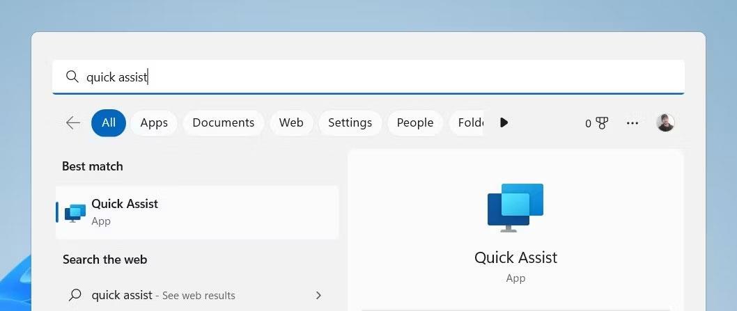 Comment ouvrir l'outil Quick Assist dans Windows 11