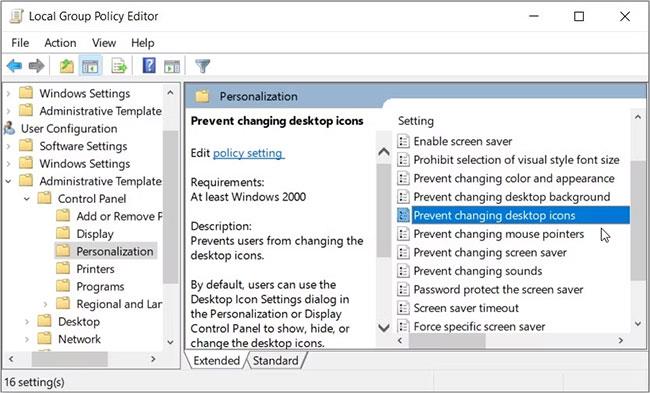 Comment empêcher les autres de modifier les thèmes et les icônes de votre bureau Windows