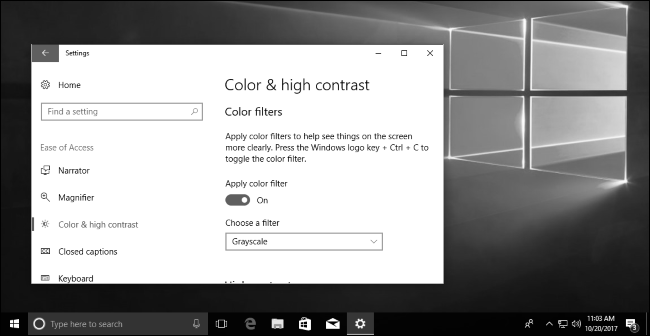 Come abilitare la funzionalità Filtri colore in Windows 10 per aiutarti a vedere lo schermo più chiaramente