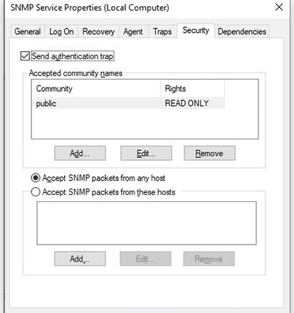 Comment installer et configurer SNMP sur Windows 10