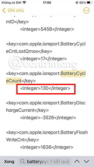 Comment vérifier le nombre de charges de l'iPhone