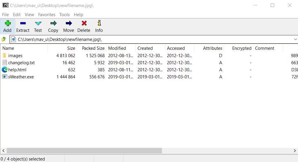 如何在 Windows 10/11 上隱藏映像檔中的 ZIP 文件