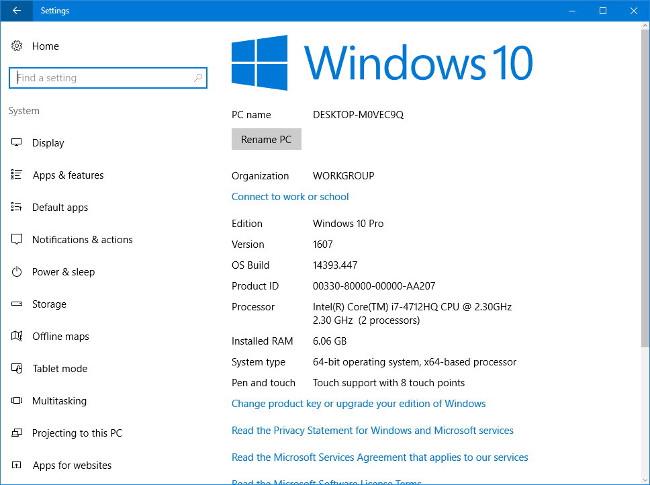 4 modi per verificare i dettagli della configurazione del sistema Windows 10