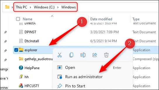 So führen Sie den Datei-Explorer mit Administratorrechten (admin) in Windows 11 aus