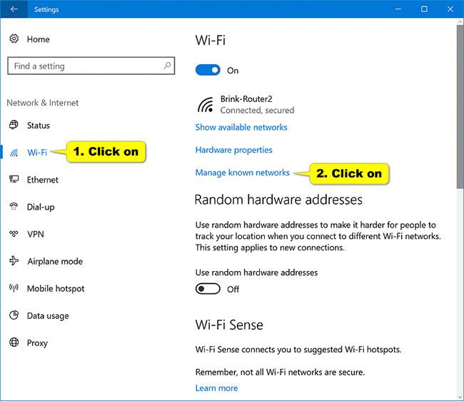 So aktivieren Sie eine zufällige MAC-Adresse für das WLAN-Netzwerk unter Windows 10