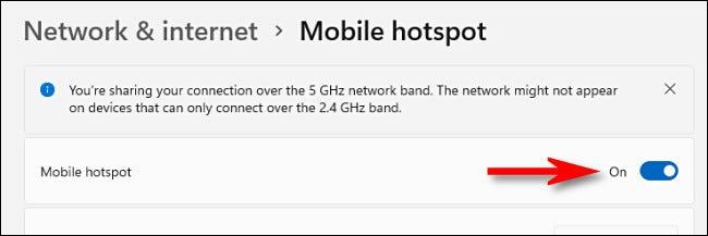 Come creare un hotspot mobile su Windows 11