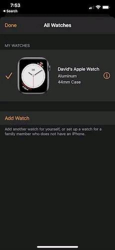 Apple Watch를 새 iPhone으로 전송하는 방법