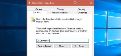 Come modificare il percorso di download predefinito su Windows?