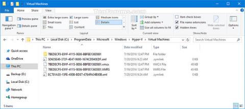 Come modificare la directory predefinita per larchiviazione delle macchine virtuali Hyper-V in Windows 10