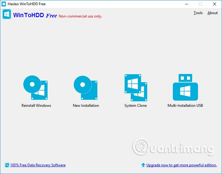 Come installare Windows utilizzando WinToHDD senza USB o DVD