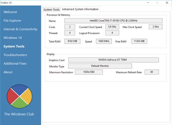 Correggi gli errori di Windows 10 con solo 1 clic con FixWin