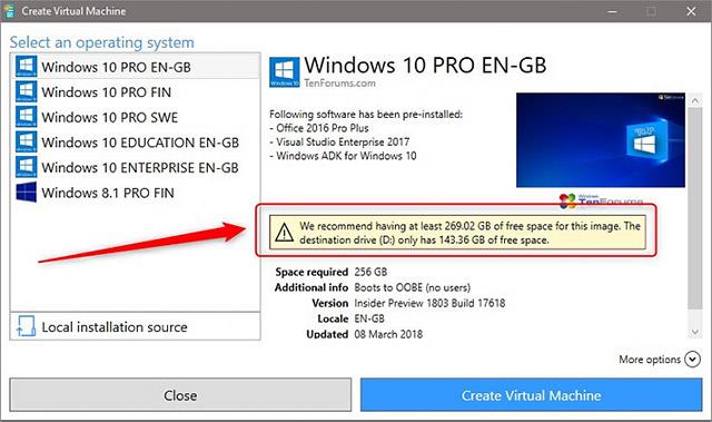 So erstellen Sie ein Repository für virtuelle Maschinen für Hyper-V Quick Create