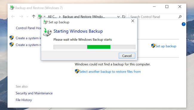 Istruzioni complete su come utilizzare tutti gli strumenti di backup e ripristino su Windows 10