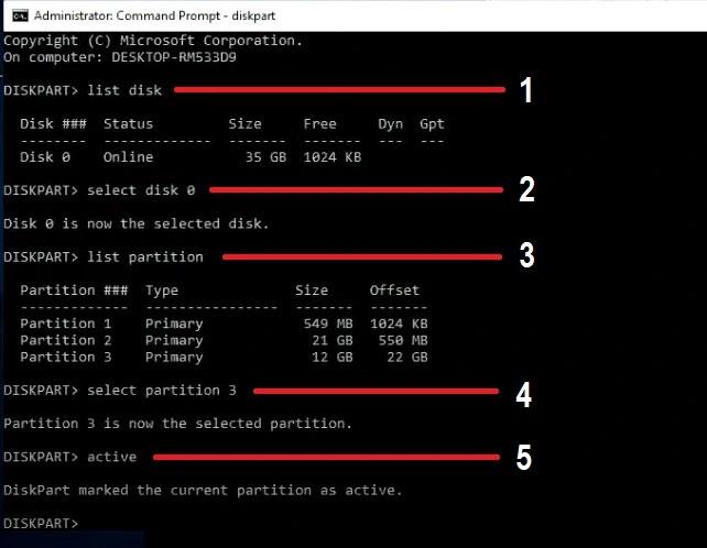 Comment installer Windows 10 à partir de la partition du disque dur interne