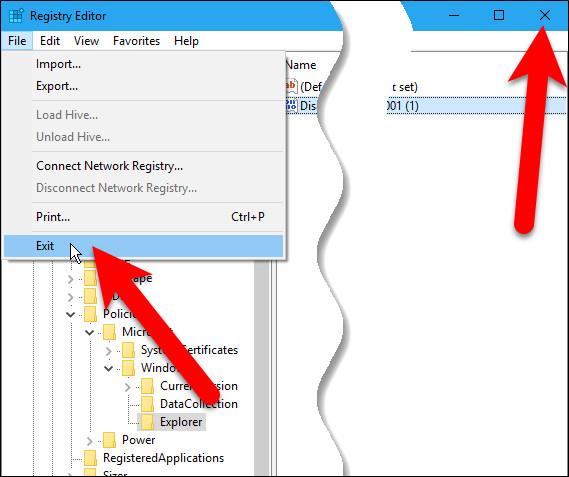 Windows 파일 탐색기에서 검색 기록 비활성화