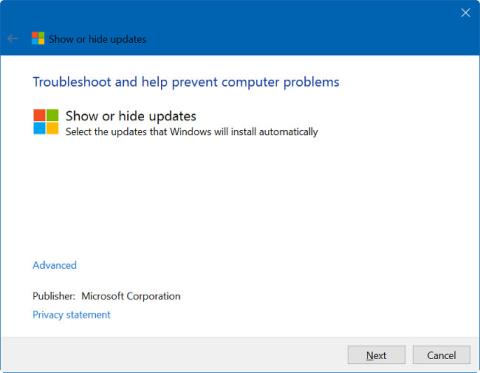 Comment masquer Windows Update sur Windows 10