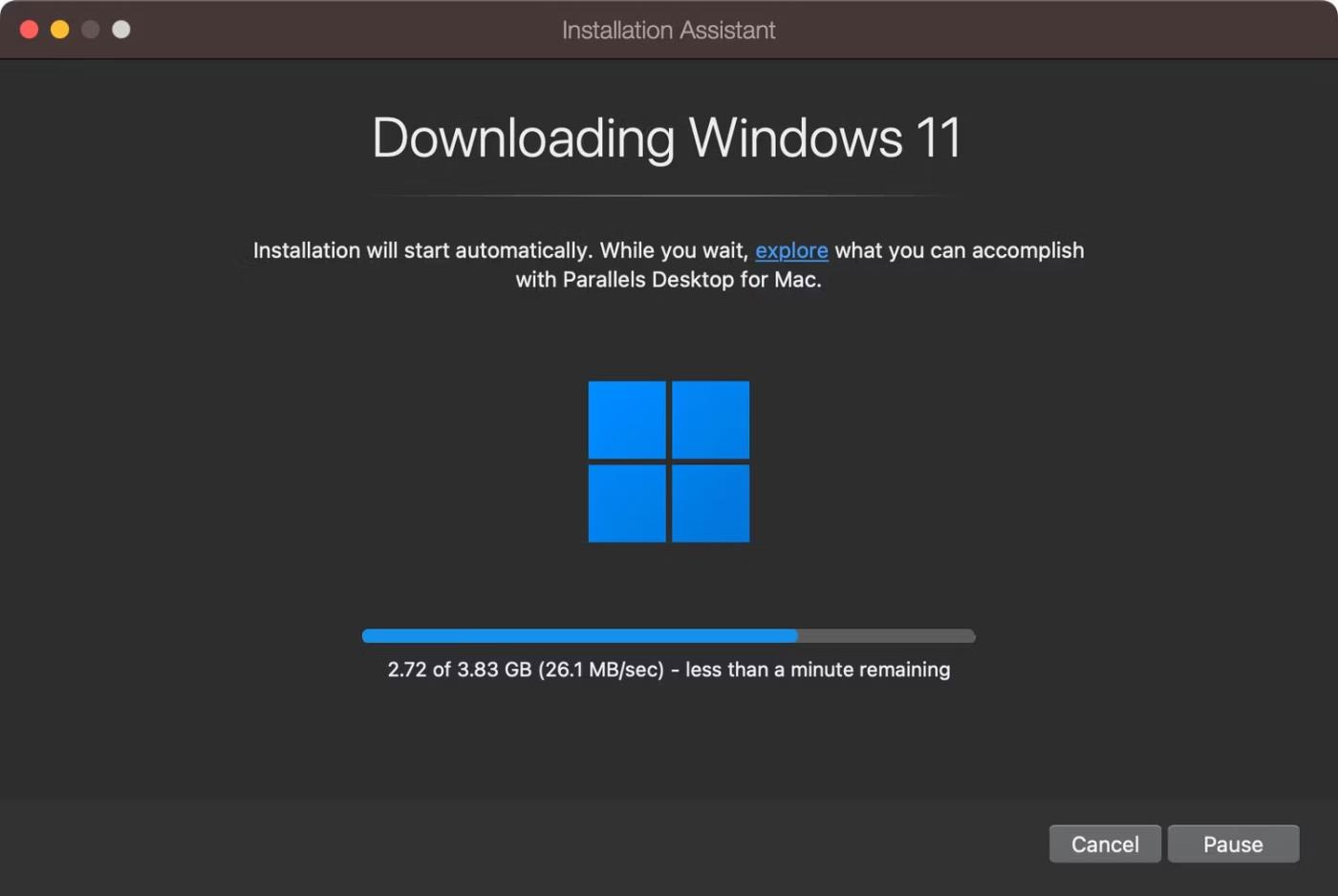 Instructions pour exécuter Windows 11 sur Mac