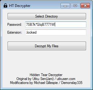 Disabilita il ransomware HiddenTear con HT Brute Forcer