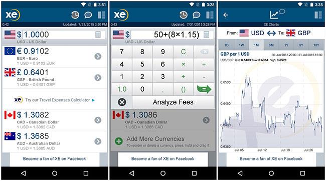 Applicazioni per la conversione di valuta su Android