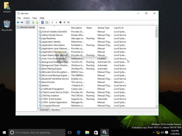 Corriger l'erreur Une erreur s'est produite dans le script sur cette page sous Windows 10 build 14251