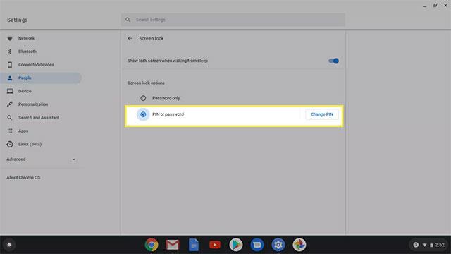 Come bloccare il Chromebook quando non in uso