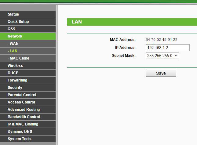 192.168.1.2 : adresse IP du routeur populaire