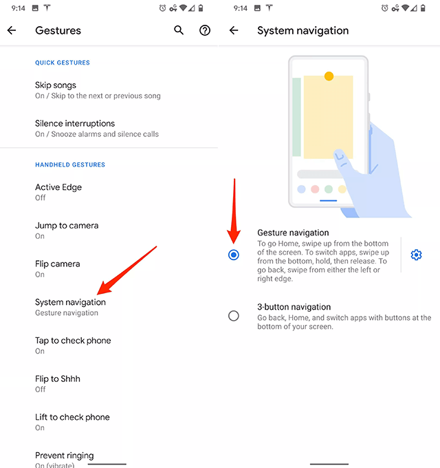 Gestennavigation unter Android 10: Was Sie wissen müssen